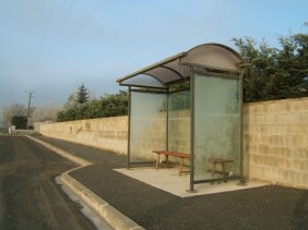 Kostra autobusové zastávky